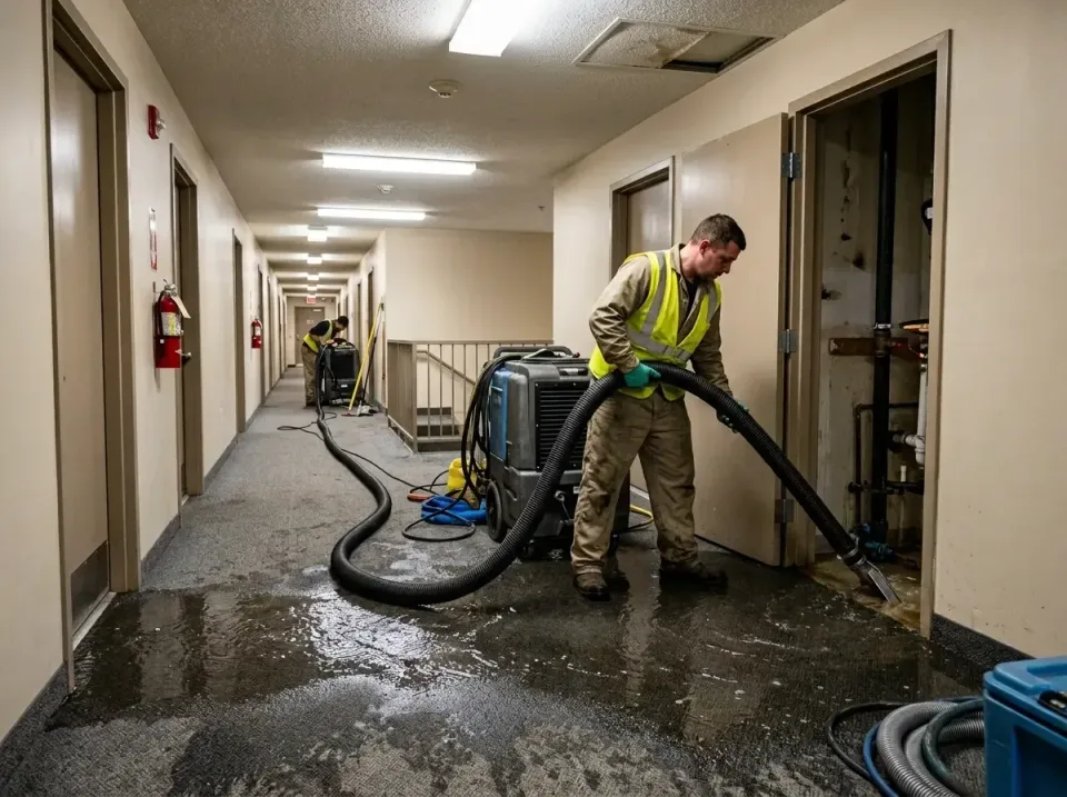 multi-unit-apartment-hallway-f-005 — frequently asked questions, Emergency Burst Pipe Water Extraction & Removal in McLeansb…